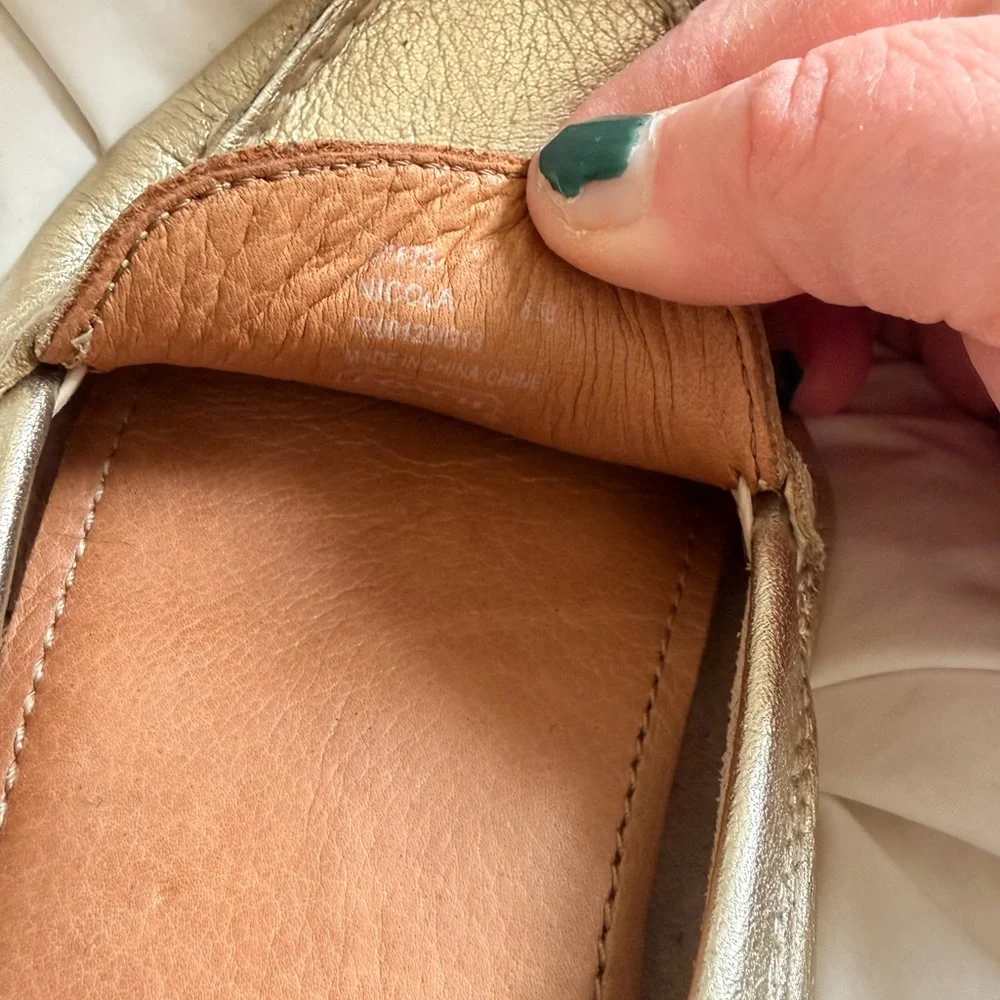 Coach Gold Loafers 🤍 - Picture 4 of 5